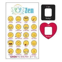 6"H x 3.5"W mood indicator magnet with heart shaped frame.... from ASI 54040...