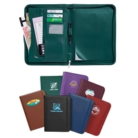 Deluxe Padfolio with Zipper - Organizer with Writing Pad