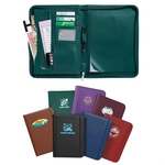 Deluxe Padfolio with Zipper - Organizer with Writing Pad