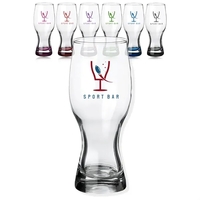 14 oz. pilsner glasses with wide mouth and thick base.... from ASI 39552 BEL...
