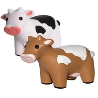 4.75" x 3.25" cow shaped stress reliever made of polyurethane foam.... from...