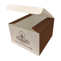 Small box made from high density 20 pt. white paper board.... from ASI 67620...