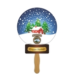 Snow Globe Fast Hand Fan 1 Day