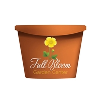 Flower Pot Hand Fan Without a Stick