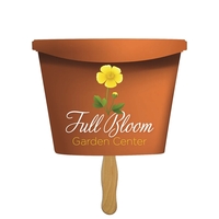 16 pt. paper board flower pot FAST Fan.... from ASI 67620 Lion Circle Corp /...