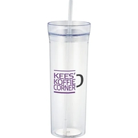 22 oz. single-wall tumbler with push on lid and straw.... from ASI 66887 PCNA...