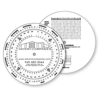 Perpetual Calendar Date Finder Wheel Calculator 6"