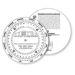 Perpetual Calendar Date Finder Wheel Calculator 6"