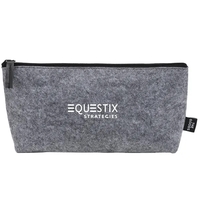 THE GOODS™ Recycled Felt Zippered Pouch