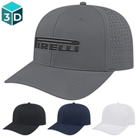 Baseball cap with a pre-curved visor, six panels, moisture-wicking...