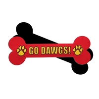 Bone Shaped Woven Bookmark, made in the USA, is customizable with... from ASI...