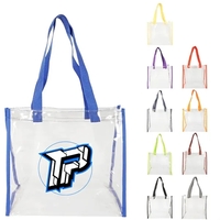 Coronado Clear Open Top Tote: NFL & PGA compliant, durable PVC,... from ASI...