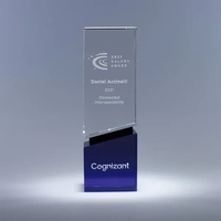 The Steward Award, with its distinctive blue base and clear, clean... from...