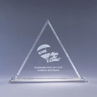 Optic Crystal Pyramid Award