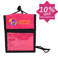 10% OFF - Red Magenta Multi-Pocket Badge Holder