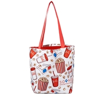 Wide Bottom Gusset Tote - Small