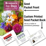Bouquets for Days - Mailable Seed Packet - Custom Printed
