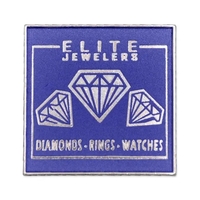 Ink Struck Pin - Nickel Plate