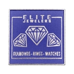 Ink Struck Pin - Nickel Plate