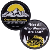 Black Challenge Coin with a clear laminate coating on both sides... from ASI...