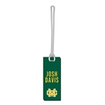 1.375" x 2.875" Acrylic Bag Tag with Strap