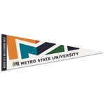 9" x 24" Premium Felt Pennant with Printed Strip