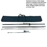 13' Medium Feather Flag Kit, Single Side, Hardware Only