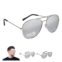 Aviator style sunglasses with acrylic lenses with UVA and UVB protection.......