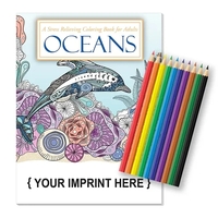 Relax Pack: Stress Reliever: Oceans Stress Relieving Coloring Book for...