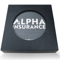 Slate coasters are both functional and stylish. 5/16" thick with...