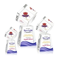 The Burrill VividPrint™ Award on Base is a perfectly polished cube... from...