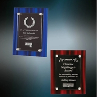 9" x 12" Blue Velvet Stand-Off Acrylic Plaque