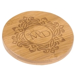 3.5" x 3.5" Square Bamboo Coaster