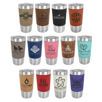 The 20 oz. polar tumbler is made of premium leatherette and... from ASI 92531...