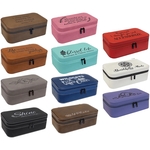 7.5" X 4.5" Purple Leatherette Jewelry Box