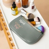 The Large Canoe is a zippered pouch with a gusset, customizable... from ASI...