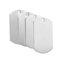 Silver Color Brass Pet Tag