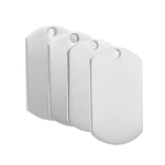 Silver Color Brass Pet Tag