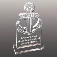3/4" Custom Laser Etched Acrylic Awards
