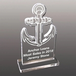 3/4" Custom Laser Etched Acrylic Awards