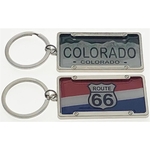 License Plate Frame Key Tag