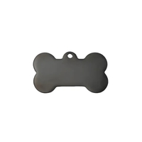 Bone Shaped Brass Pet Tag