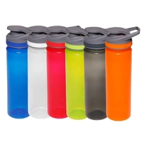 22 oz. flip lid plastic sports water bottle plus free 1... from ASI 37218...