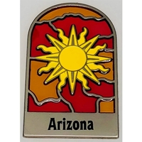 Sunburst magnet measure 2" high by 1.25" wide.... from ASI 40610 Perry...