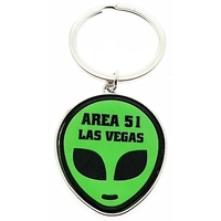 1 5/8" by 1.25" in an oval alien shape Key Tag... from ASI 40610 Perry...