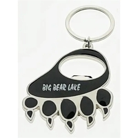 Bear Claw Bottle Opener Key Tag