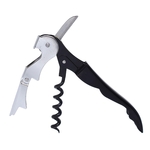 Double Hinge Customizable Corkscrew Black