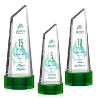 Akron VividPrint™ Award on Base - Green