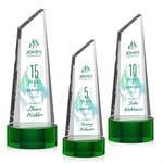 Akron VividPrint™ Award on Base - Green