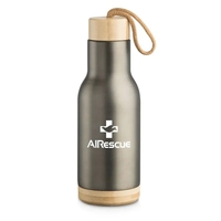 The 16oz Arya Double Wall SS Vacuum Bottle features a touch... from ASI 84592...